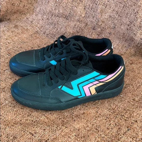 Vans Black Sneakers NWOT - Picture 2 of 6